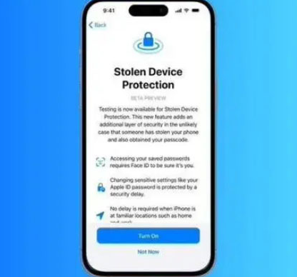 忻府苹果授权维修店分享被盗设备保护功能开启方法 