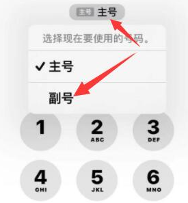 忻府苹果14维修店分享iPhone 14 Pro Max使用副卡打电话的方法 