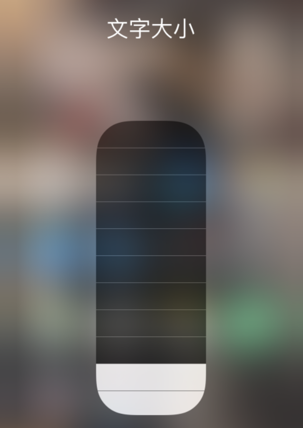 忻府苹果手机维修分享小技巧：在 iPhone 控制中心快速调节字体大小 